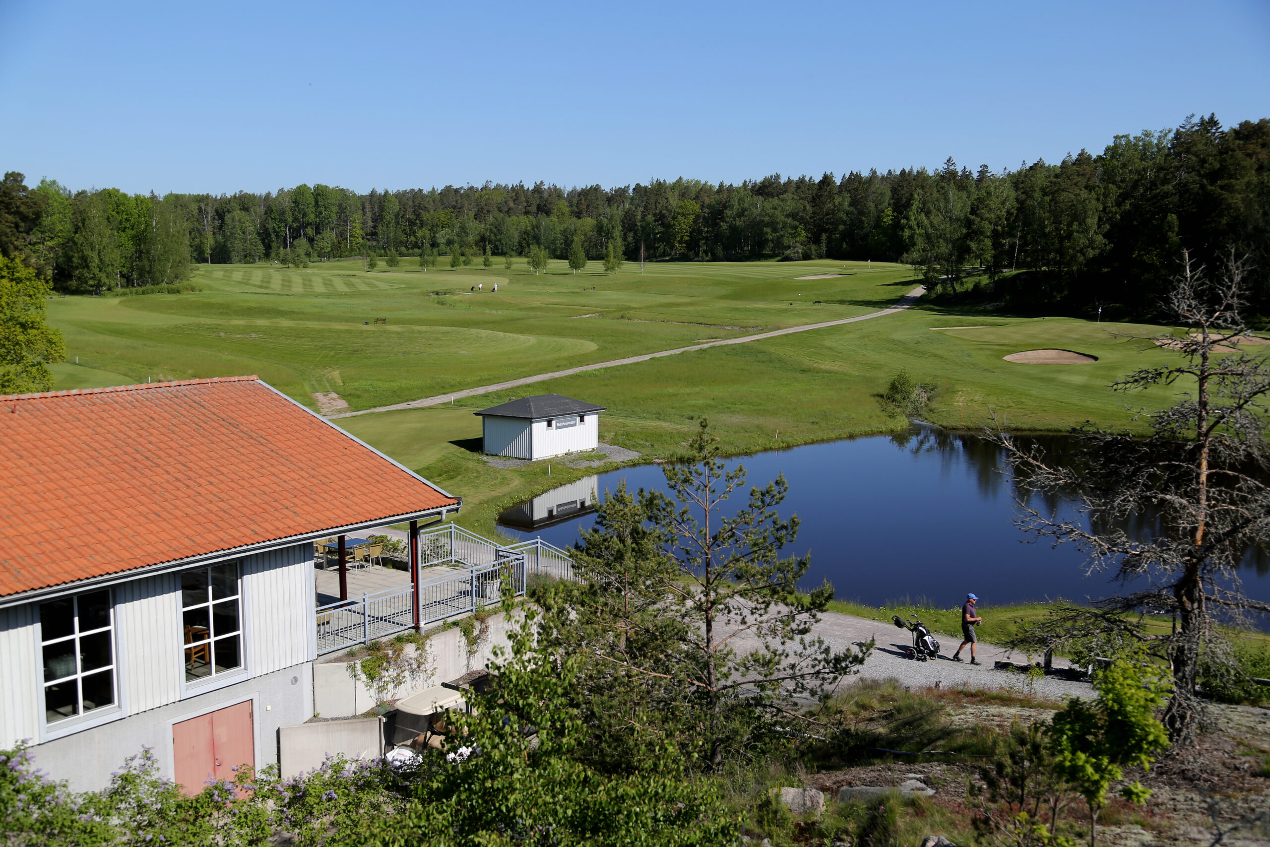 Vy över Åda golfbanan/View over Åda golf course