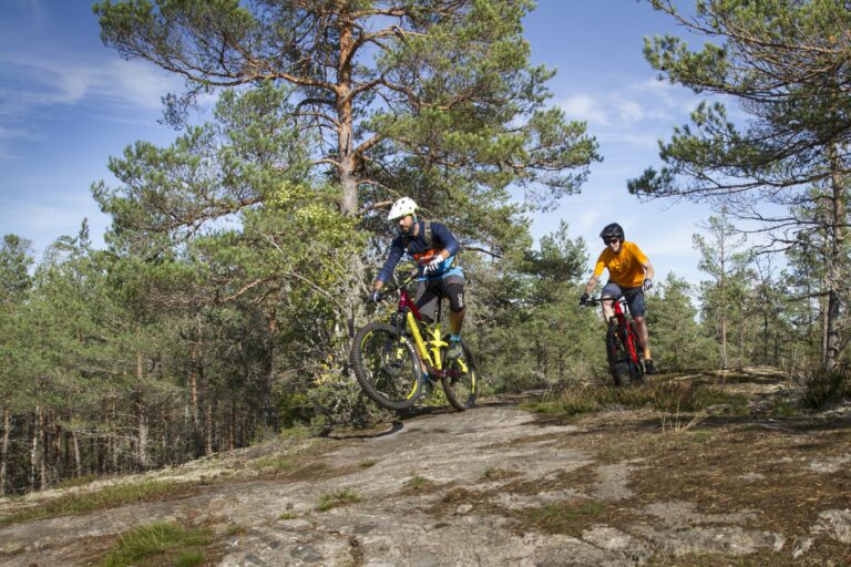 Mountainbiking at Bergs Gård