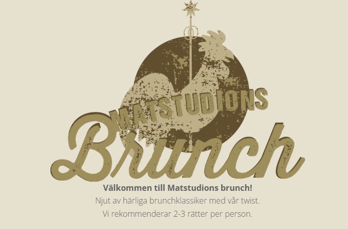 Logga med text Trosa Matstudio brunch